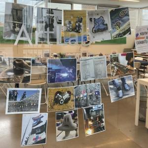ArtLab’s OUT Maine Window Display June 2025. (Photo courtesy CMCA)