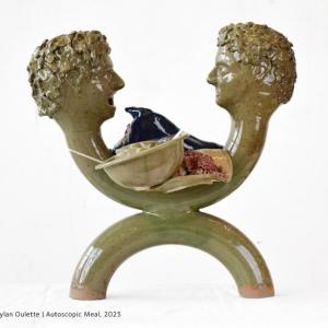 'Autoscopic Meal' by Dylan Oulette. (Photo courtesy Waterfall Arts) 'Autoscopic Meal' by Dylan Oulette. (Photo courtesy Waterfall Arts)