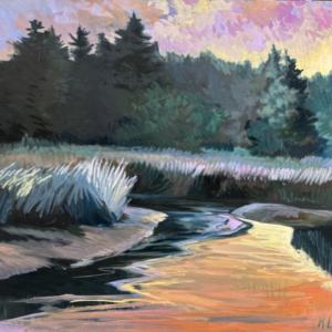 Dusk by Marguerite Lawler, 22 x 30”, oil. (Photo courtesy Local Color)