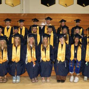 Cum Laude. Front row: Haley Blake, Aubri Adkins, Madison Wilshire, Arden Kondracki, Bee Quimby, Clara Frank, Anna Possee. Middle row: Austin Lash, Porter Gahagan, Tristan Juntura-Camber, Nathanael James Mayo, Sadie Knight, Madison Holmes, Vishal Mellor. Back row: Liam Belyea, Donald Havener, Avery Simmons, Gabriel Lash, Audrianna Jackson, Conner Leach. (Photo courtesy Lisa Genthner Gunn)
