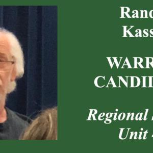 Randy Kassa Warren Candidate or RSU40 Randy Kassa Warren Candidate or RSU40
