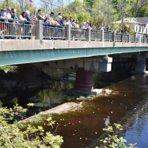 Warren's bridge, on Memorial Day, 2025. (Photo by Sarah Thompson) c