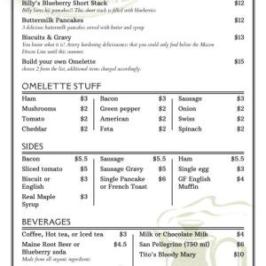 Waterfront dining