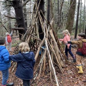 In the Fairy Village at Merryspring. (Photo courtesy Merryspring Nature Center)