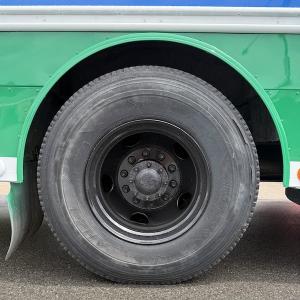 New bus wheel. (Photo courtesy Trekkers)