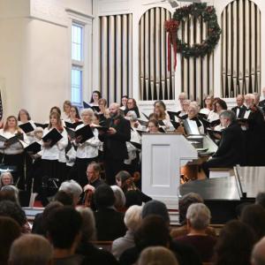 Sheepscot Chorus in concert December 2024.(Photo by Bob Crink)