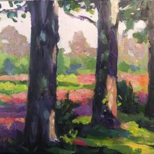“Shade Trees” painting by Scott Moore. (Photo by Scott Moore)