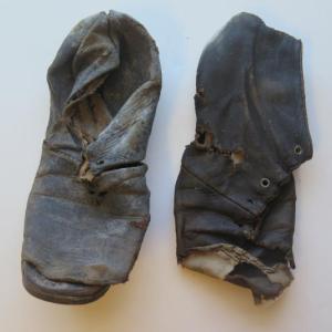 Shoes from the historical society’s collection. (Photo courtesy Belfast Historical Society) 