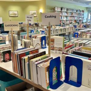 Indoor book sale. (Photo courtesy Rockport Public Library)