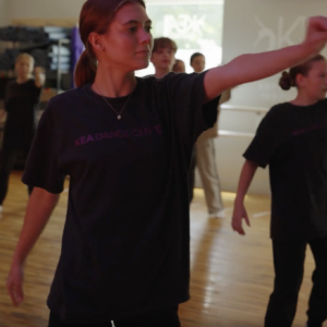 Pearl Hedstrom practices choreography (Photo courtesy KEA Dance Studio)