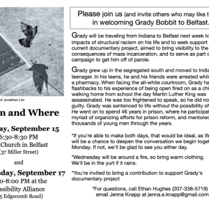 Press release in poster form