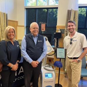 L to R: Pam Blanchard, Kevin Tesseo, Connor Darling. (Photo courtesy Northern Light Health)