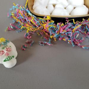 Decorated skull made of sugar
