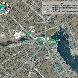 Parking map for Camden