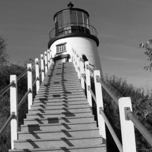The Owls Head Lighthouse has its share of haunted history, as noted in one of the podcasts. Photo by Kay Stephens