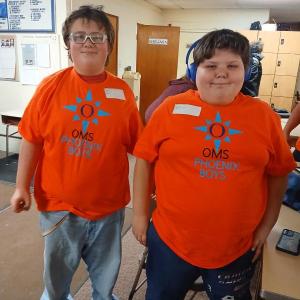 Osiris penddleton-fortuna (left) Cyrus Theriaulit (right) These 2 are best friends and go to Oceanside middle school. They were not supported by school with psrticpating on the school team, but we made them their own team and they had a blast!  Phoenix Boys!  They would love to see themselves in the paper! -liz patten AKA Cyrus's mom. 