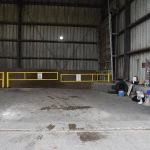 Broader view of garage bay