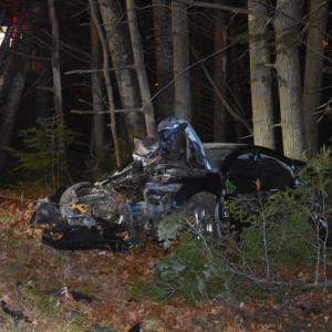 Pulling a vehicle back to the road. (Photo by Sarah Thompson)