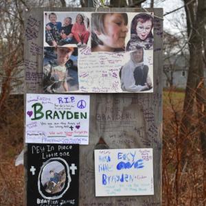 Message board with a variety of pictures and words