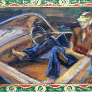 Painting by Nina Holland. (Photo courtesy Rockport Public Library)