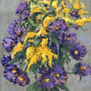 Painting by Nina Holland. (Photo courtesy Rockport Public Library)