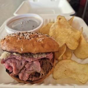 The Buffalo: Beef on Weck. Photo by Kay Stephens