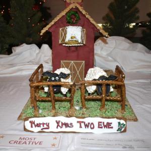 Shawn of the Sheep: Most Creative - "Merry Christmas Two Ewes."