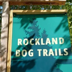 Rockland Bog Trails sign (cropped)