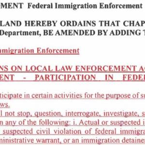 First part of ordinance draft