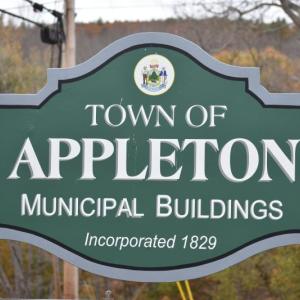 Town of Appleton street sign