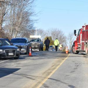 Scene from the east side of the crash