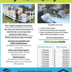 Midcoast Habitat's Weatherization & Repair Program