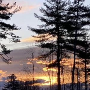 Sunrise from Old Stone Road. (Photo by Maria Rossi)