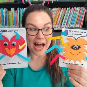 monster Valentine cards