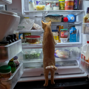 The refrigerator bandit. Photo courtesy Natalie Dame