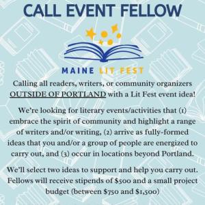 Photo courtesy Maine Writers & Publishers Alliance 