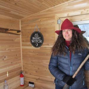 Salty Witch Sauna by founder Nicolle Littrell. Photo by Kay Stephens