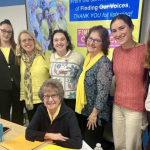 Group photo with eight women