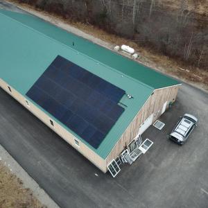 Aerial view of installation 