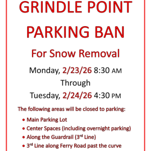 Parking ban poster
