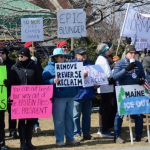 No Kings, Rockland, Maine, March 28, 2026