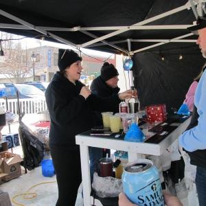 Serving up margs and Bloody Marys. Photo by Kay Stephens