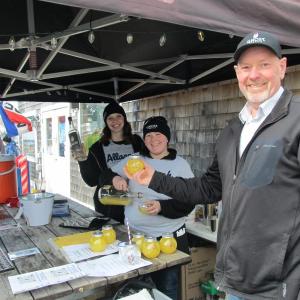 Front Street Pub's outdoor bar. Photo by Kay Stephens