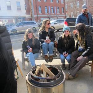 Darby's Restaurant's firepit. Photo by Kay Stephens