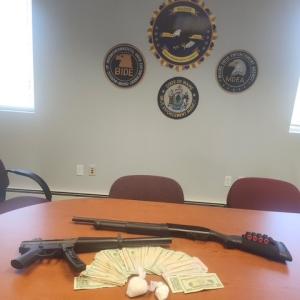 A picture of some of the items recovered. (photo courtesy of Maine State Police DEA) 