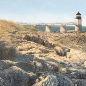 lighthouse painting