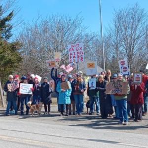 Islesboro No Kings, March 28, 2026)