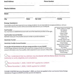 application form