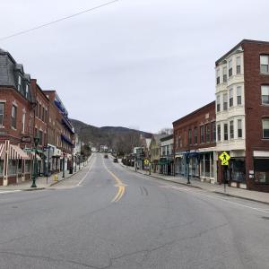 Downtown Camden, April 2020, Covid (Photo by Lynda Clancy)