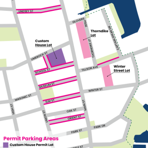 Permit parking areas